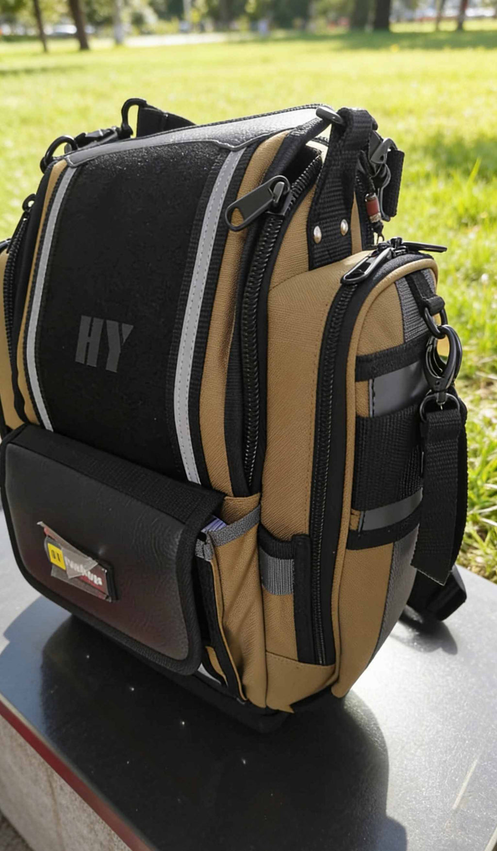 HY工業 CT-XXL 重作業用ツールバッグ (オレンジ)