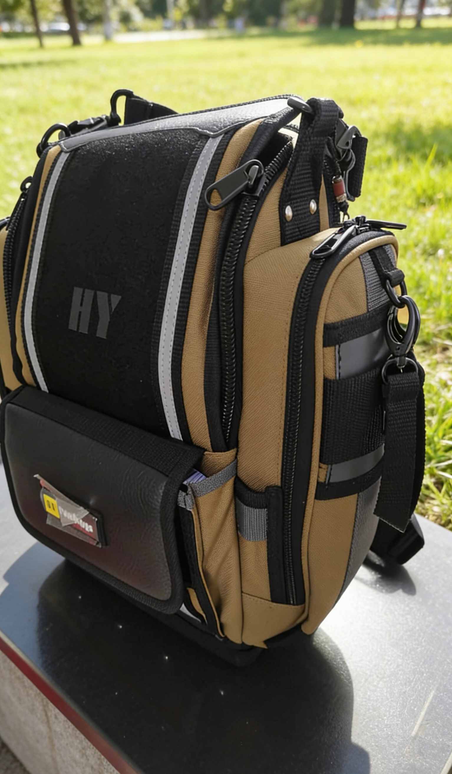 HY工業 CT-XXL 重作業用ツールバッグ (オレンジ)